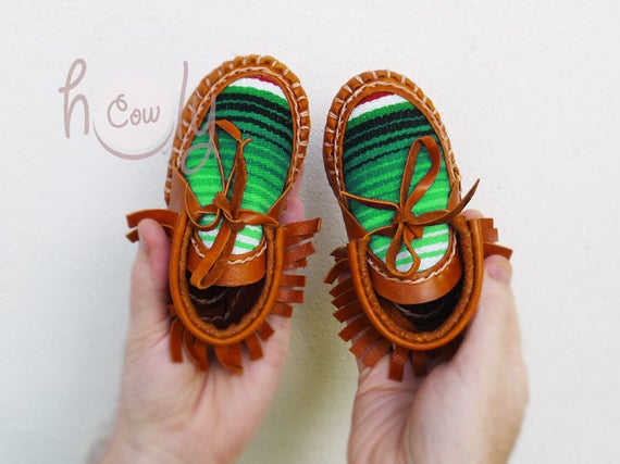 Serape moccasins sale