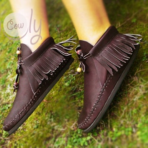 Brown Leather Moccasins, Moccasins Women, Womens Shoes, Moccasins, Mens Moccasins, Moccasins Men, Womens Boots, Leather Moccasins Women