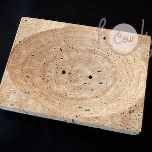Natural Eco Friendly Cork Soap Dish, Rustic Soap Dish, Cork Soap Dish, Natural Soap Dish, Cork Soap Holder, Soap Holder, Wooden Soap dish