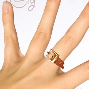 Anel de couro, anel de couro de aniversário, anel de couro feminino, anel de couro masculino, anel hippie, anel boho, presente para ela, anel de couro de casamento
