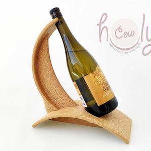 Eco Friendly Natural Cork Wine Holder, Rustic Wine Holder, Natural Wine Holder, Cork Wine Holder, Eco Friendly Wine Holder, FREE SHIPPING