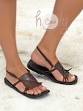 Handmade Brown Leather Sandals, Womens Sandals, Mens Leather Sandals, Leather Sandals Women, Medieval Sandals, Renaissance Sandals product logo