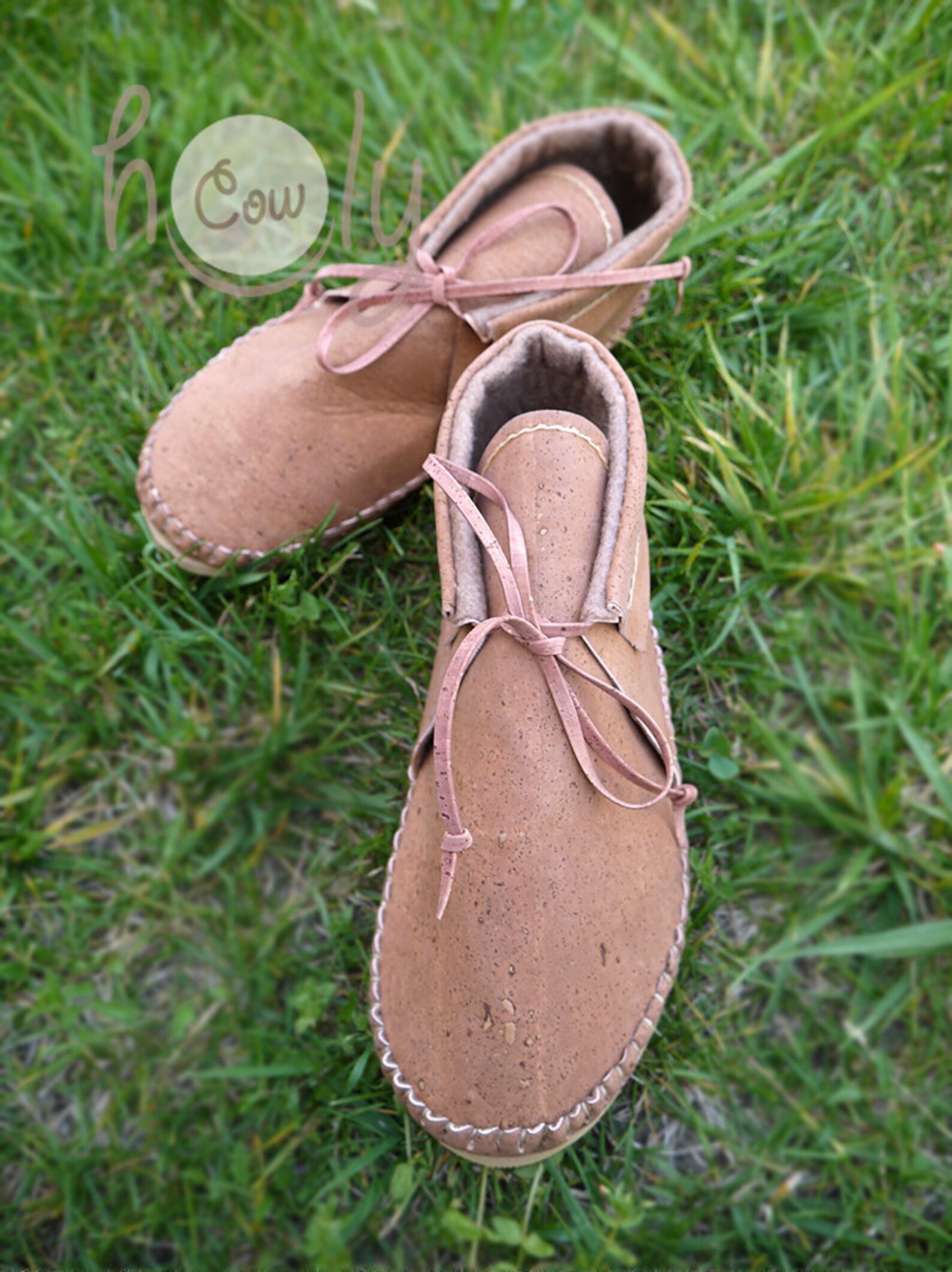Eco Friendly Vegan Moccasins Made From Cork Vegan Shoes Cork Etsy