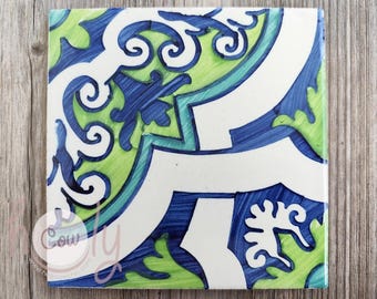 Azulejos decorativos de cerâmica tradicional portuguesa pintados à mão, FRETE GRÁTIS