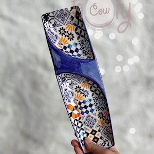 Handmade Ceramic Portuguese Tiles Dish, FREE SHIPPING