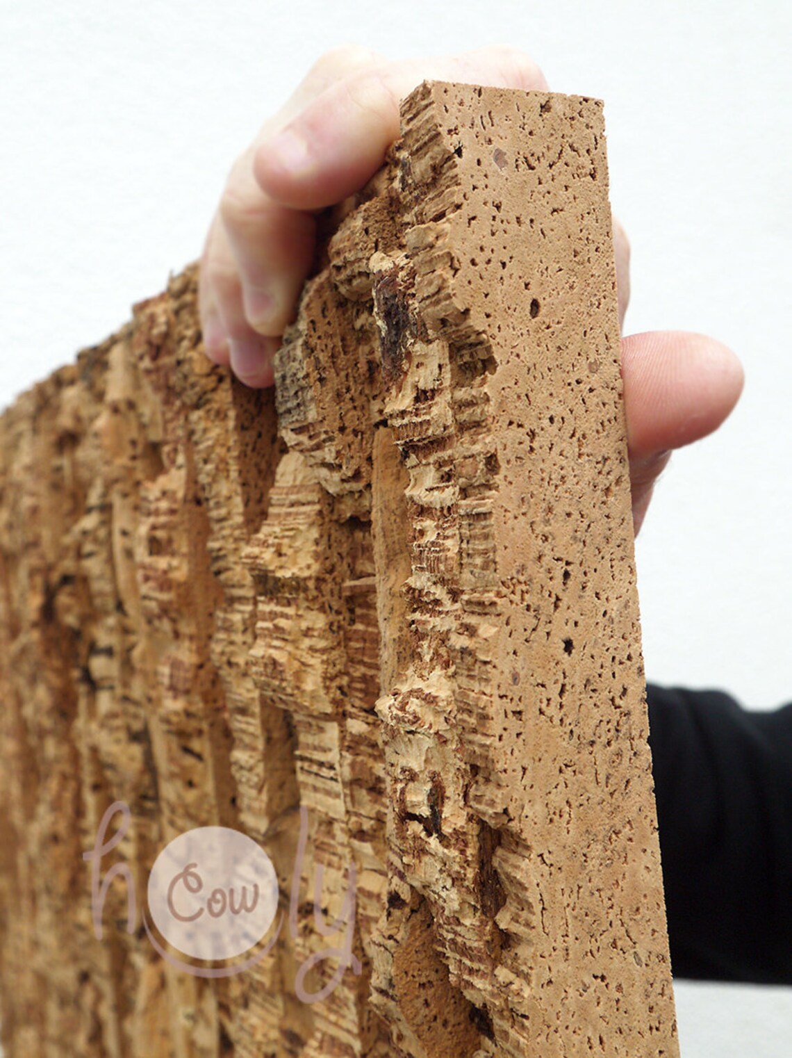 Large Eco Friendly Natural Thick 3D Cork Bark Tiles Large Etsy