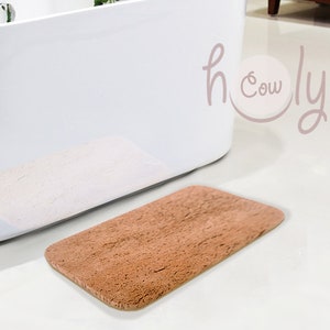 Handmade Natural Eco Friendly Cork Bath Mat, Large Cork Pot Holder, Large Cork Trivet, Large Pot Holder, Large Hot Pot Holder, Shower Mat