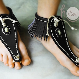 Black Leather Barefoot Sandals, Leather Sandals, Mens Sandals, Womens Sandals, Mens Leather Sandals, Leather Sandals Women, Boho Sandals