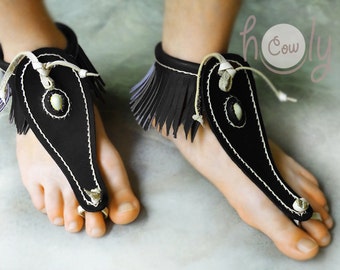Black Leather Barefoot Sandals, Leather Sandals, Mens Sandals, Womens Sandals, Mens Leather Sandals, Leather Sandals Women, Boho Sandals