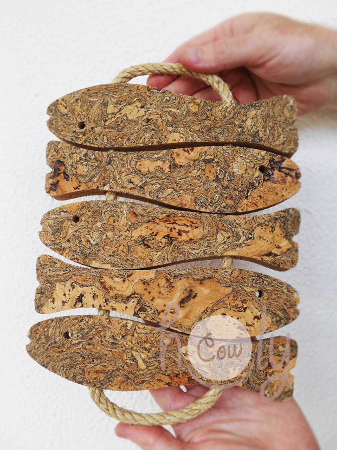 Handmade Natural Eco Friendly Fish Cork Hot Pads Cork Hot Etsy
