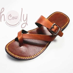 Hand Stitched Brown Leather Sandals, Leather Sandals. Mens Sandals, Womens Sandals, Womens Shoes, Mens Leather Sandals, Boho Sandals