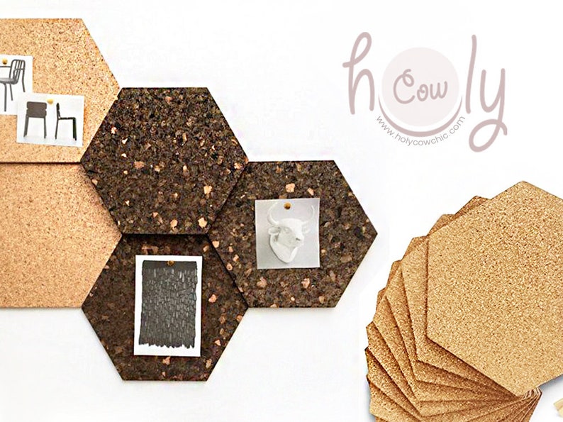 Message Tiles Eco Friendly Sustainable Hypoallergenic Decorative Natural Hexagonal ...