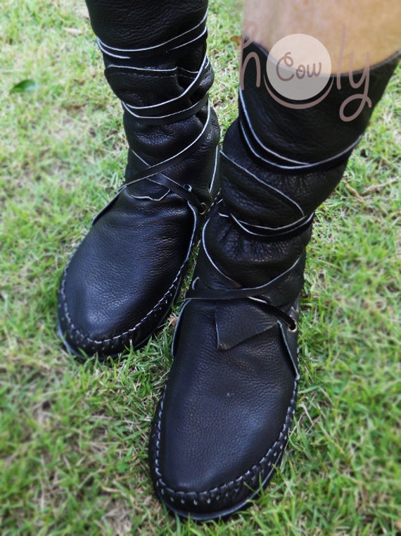eetbaar niet voldoende omhelzing Black Leather Moccasins Moccasin Boots Womens Moccasins - Etsy