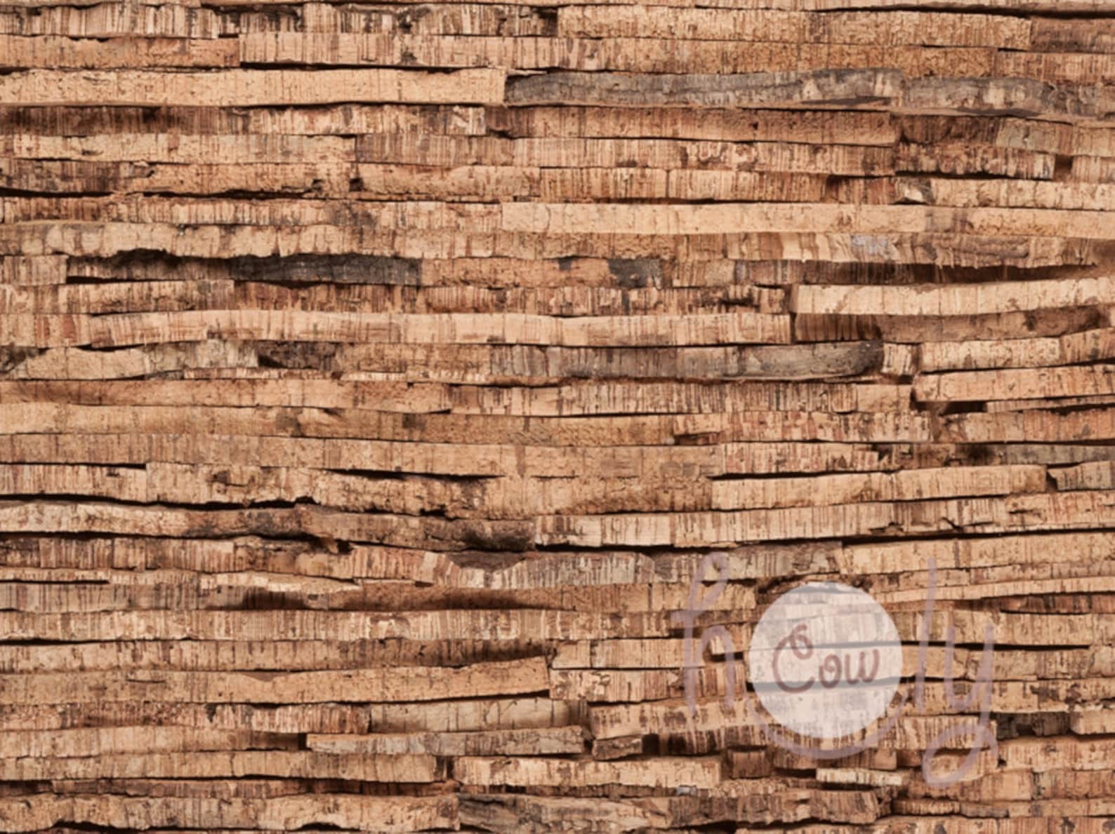 Large Eco Friendly Natural Thick 3D Cork Bark Tiles Large Etsy