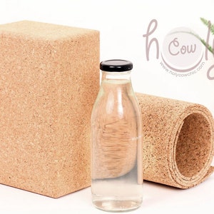 Yoga Blocks Made From Cork in sizes 9&quot; x 6&quot; x 4&quot; or 9&quot; x 5&quot; x 3&quot;, FREE SHIPPING, Made In Portugal