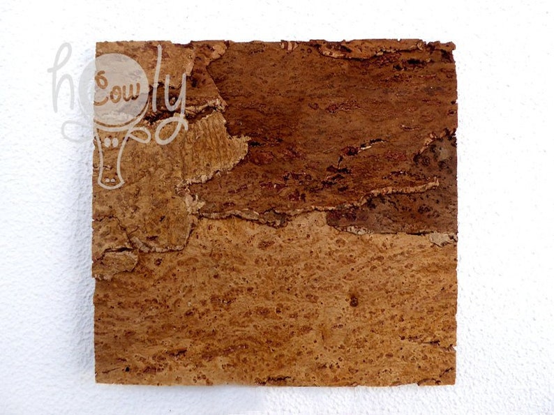 Large Eco Friendly Natural Thick 3D Cork Bark Tiles Large Etsy Canada