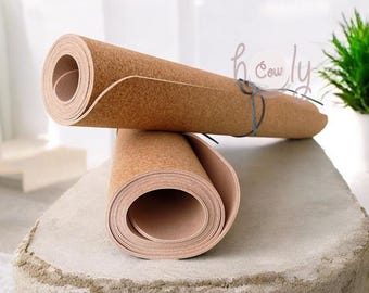 Natural Eco Friendly Nonslip Cork Yoga Mat, Cork Yoga Mat, Yoga Mat, Pilates Mat, Eco Mat, Eco Exercise Mat, FREE SHIPPING, Made In Portugal