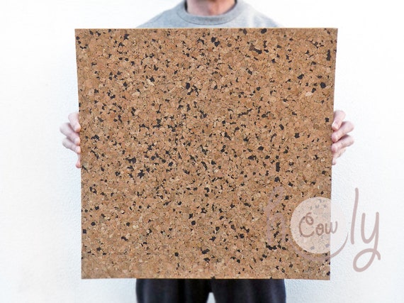 Eco Friendly Sustainable Hypoallergenic Decorative Natural Cork Wall Tiles  5mm Thick With A Simple Peel Back Self Adhesive, FREE SHIPPING 