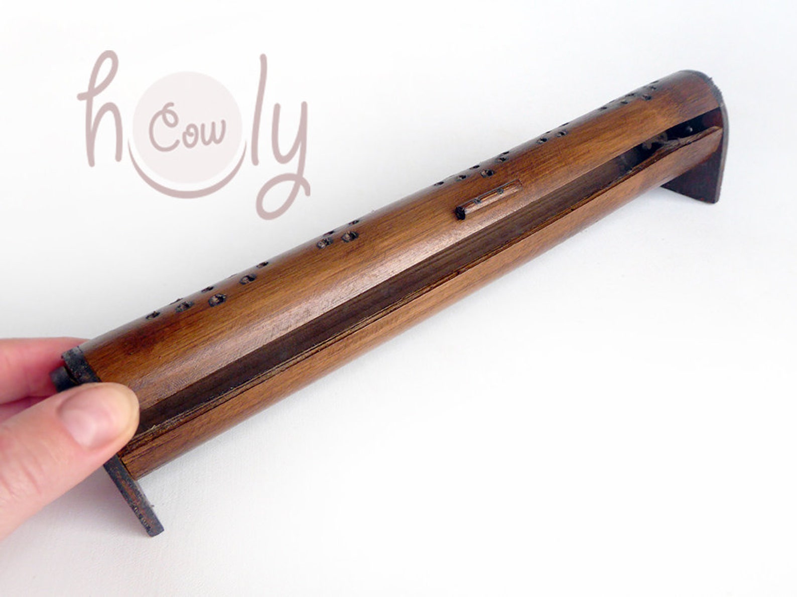 Hand Carved Bamboo Incense Box and Burner Incense Box Wooden Etsy