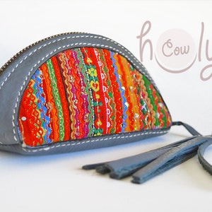 Graue Leder Tribal Brieftasche, Hippie Brieftasche, Gypsy Brieftasche, Boho Brieftasche, graue Damen Brieftasche, graue Leder Geldbörse, Leder Geldbörse, Geldbörse