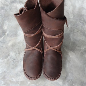 Leather Sole Less Moccasins, Moccasin Boots, Moccasins Women, Moccasins, Womens Moccasins, Mens Moccasins, Grounding Boots, Earthing Shoes image 3