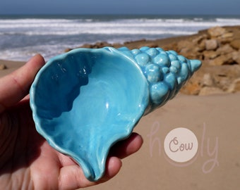 Handmade Large Ceramic Sea Shell Dish