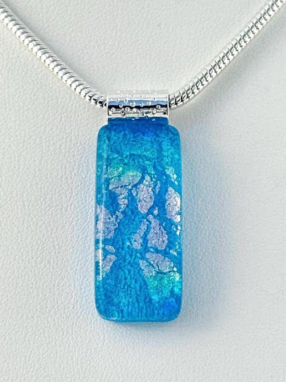 Dichroic Fused Glass Pendant