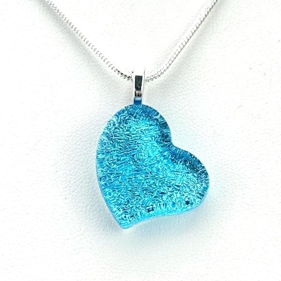 Glass Fused Heart Pendant
