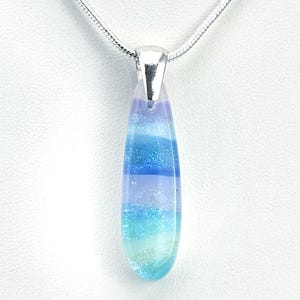 Dichroic Fused Glass Pendant