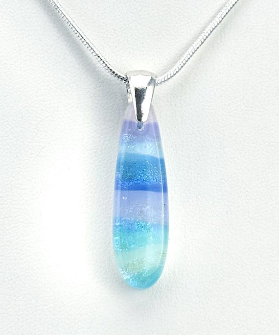 Dichroic Fused Glass Pendant