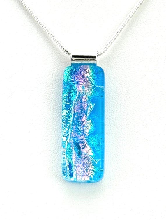 Dichroic Fused Glass Pendant