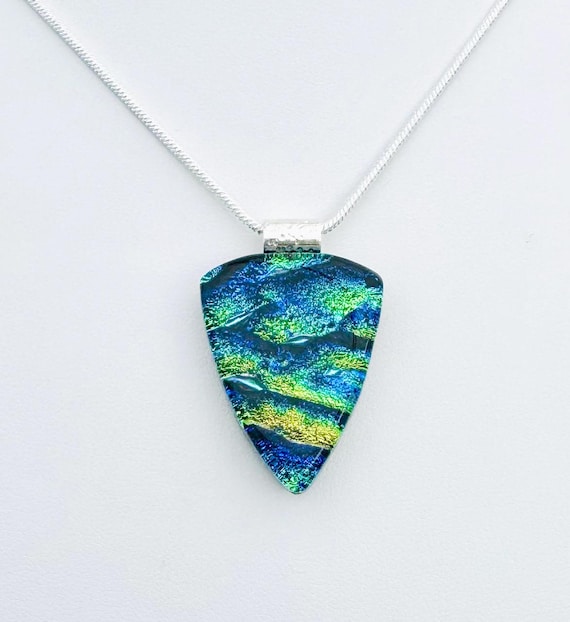 Dichroic Fused Glass Pendant