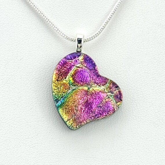 Glass Fused Heart Pendant