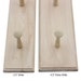 Unfinished Shaker Peg Rack - Solid Maple - 18" to 58" 3-10 Pegs ...