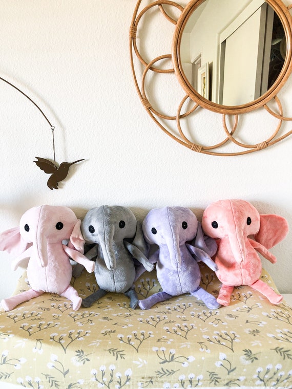 Toys Lavender Purple Elephant Minky Plush Fleece Doll Stuffed Animal Baby Toy Toys & Games Toys Lavender Purple Elephant Minky Plush Fleece Doll Stuffed Animal Baby Toy Toys & Games