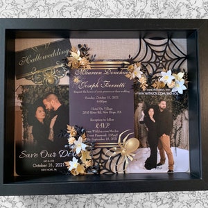 Halloween Wedding Invitation Keepsake