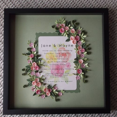 Wedding Invitation Gift Wedding Invitation Keepsake Etsy