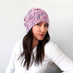 Merino Wool Hat, Knit Hat, Slouchy Beanie Women, Knitted Hat, Knit Hat Women, Slouchy Hat