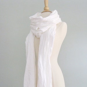 Oversized Scarf Natural Linen Scarf, Wrap Scarf, Womens Linen Scarf, Unisex Linen Scarf for Men, Minimalist Scarf, Hand Made Shawl