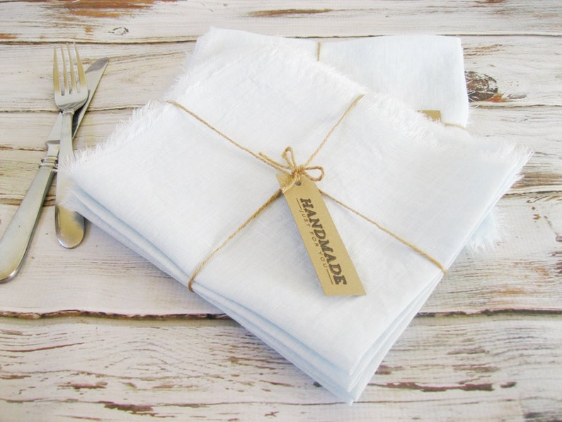 Rustic Napkins Cloth Dinner Napkins Rustic Wedding Linens Etsy