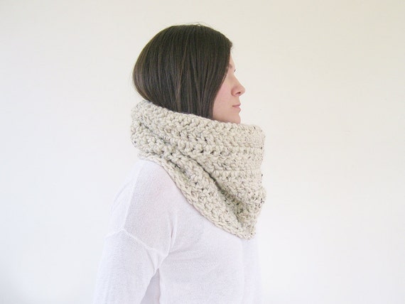 Infinity Cowl Chunky Knit | Knit Infinity Scarf | Handmade Scarves | Gift Ideas for Her
