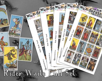 Rider-Waite Tarot BuJo/Book of Shadows planner stickers