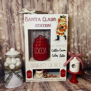 Santa Claus display station ****interchangeable faceplate