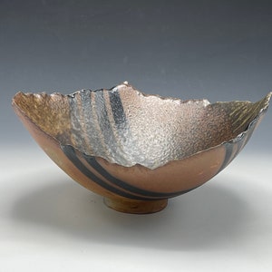 Large Wood Fired Torn Edge Bowl