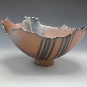Large Wood Fired Torn Edge Bowl