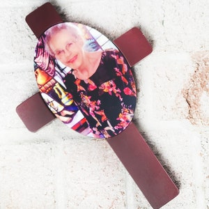 In Memory Photo Cross, Memorial cross, loss of a loved one, In remembrance Cross with picture, Grandma photo memorial, Grieving, loss image 1