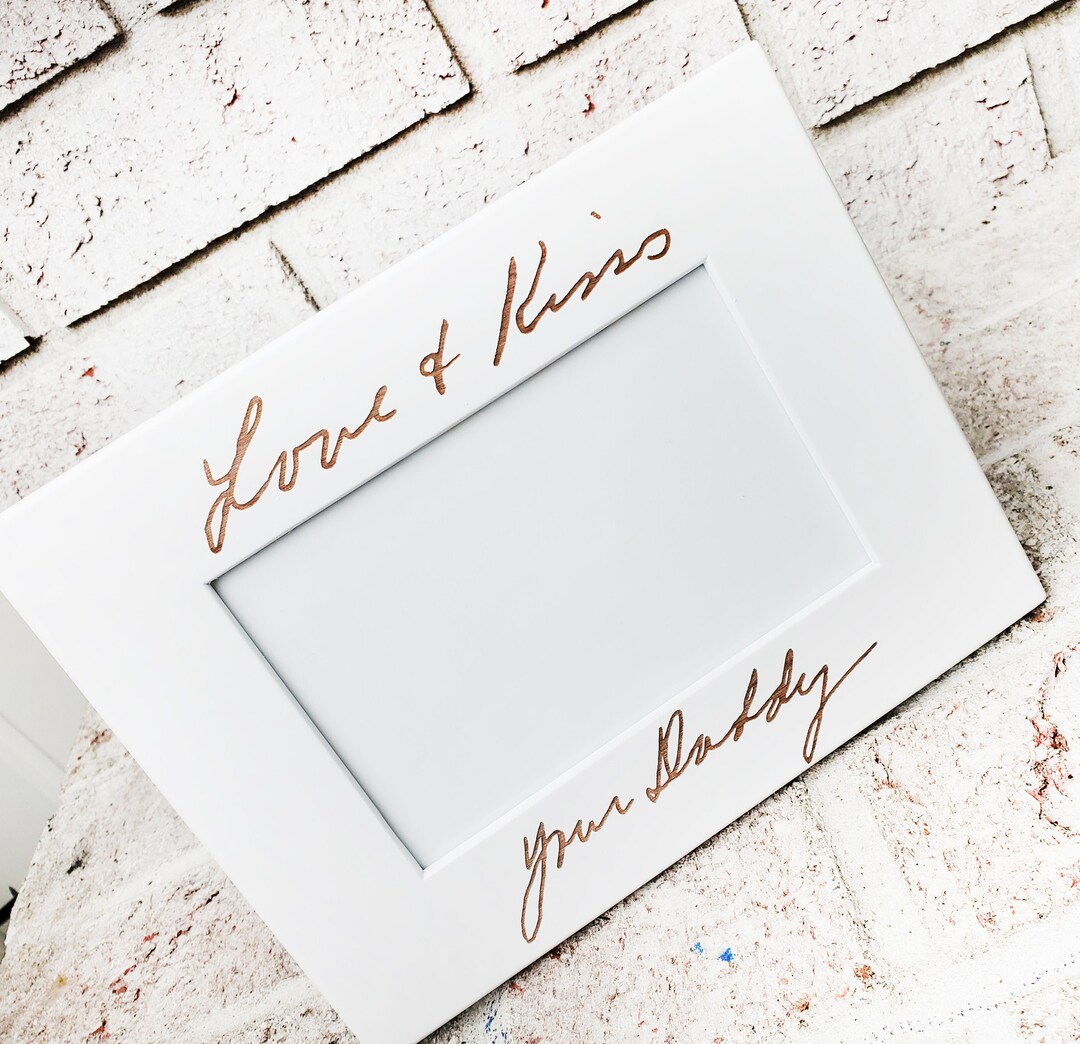 Custom Handwriting Frame, 4x6 Picture Frame, Memorial Gift Ideas ...