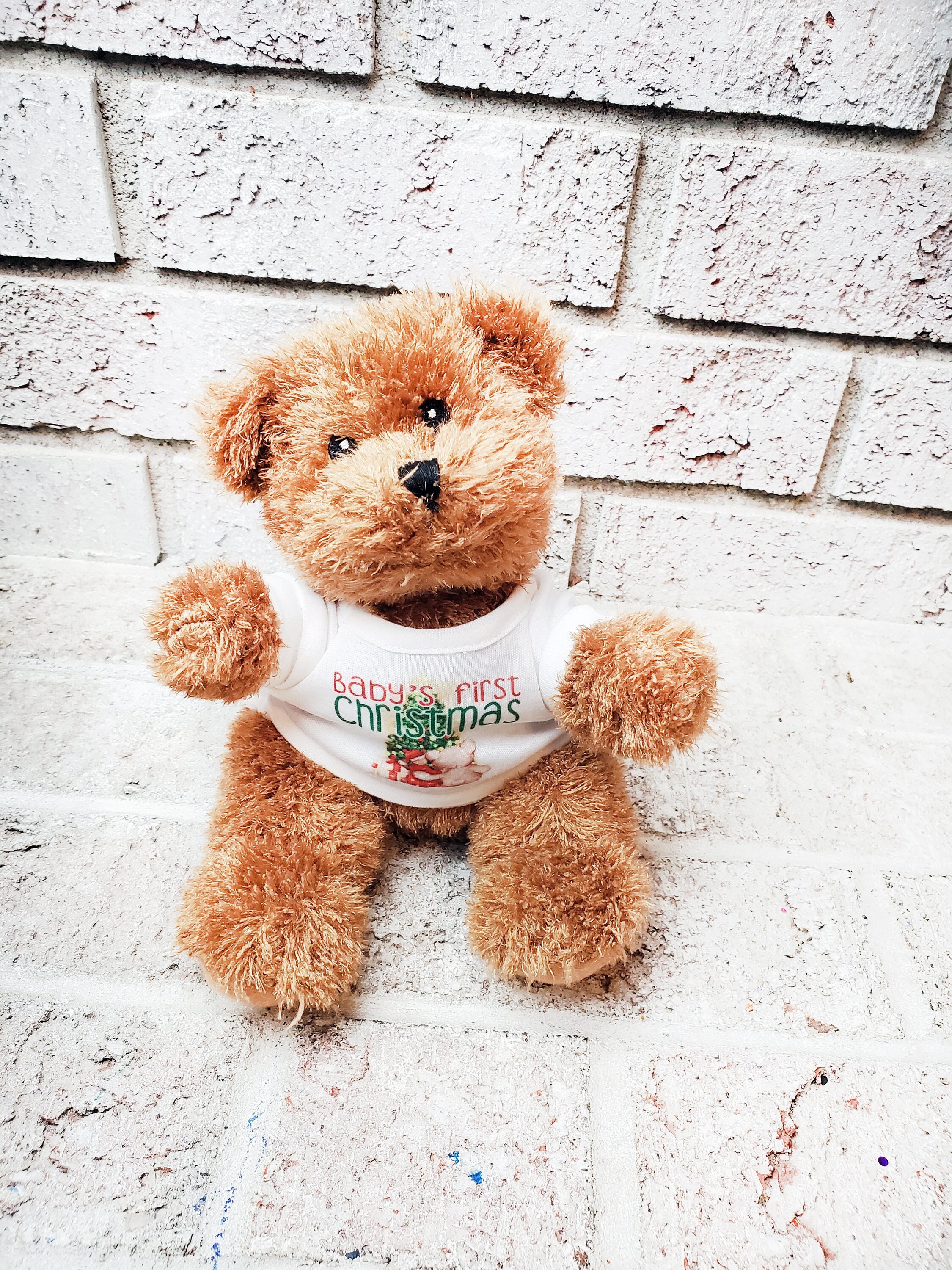 Baby's first outlet christmas bear