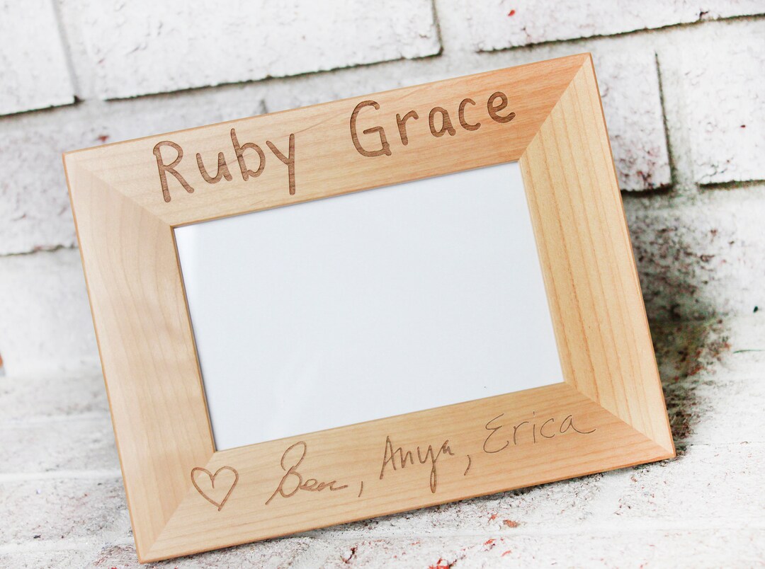 Custom New Baby Handwriting Frames, Handwritten Gifts,personalized ...