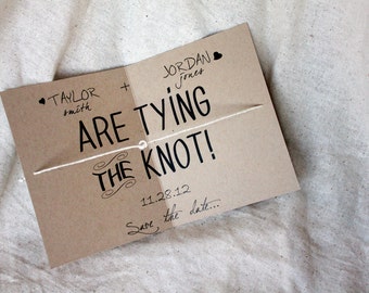 25 Save the Date Cards With Additional Insert Card